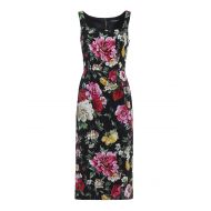 Dolce & Gabbana Floral cady sleeveless dress