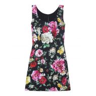 Dolce & Gabbana Floral brocade tank top dress