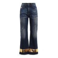 Dolce & Gabbana Pretty gold sequin jeans