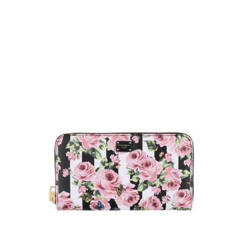  Dolce & Gabbana Floral Bouquet zip-around wallet