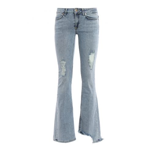  Dondup Neon skinny bootcut jeans