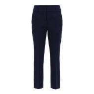 Dondup Chic blue wool blend trousers