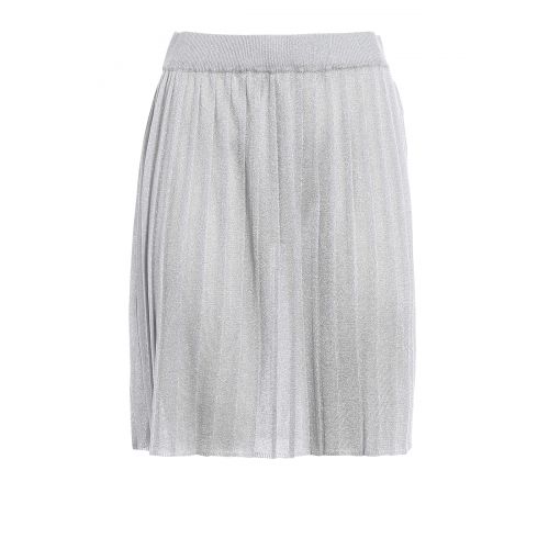  Dondup Lurex pleated mini skirt