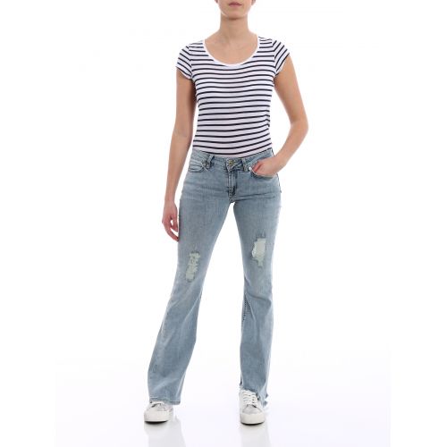  Dondup Neon skinny bootcut jeans