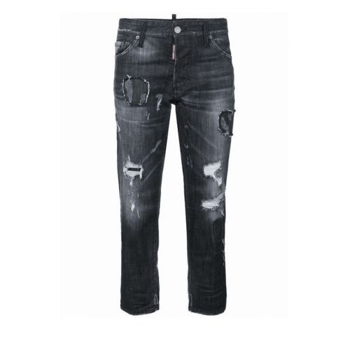  Dsquared2 Tomboy faded crop jeans