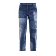 Dsquared2 Boyfriend patchwork effect jeans