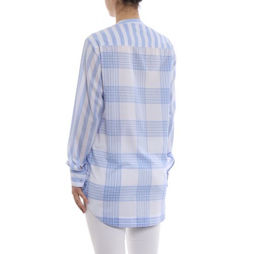  Ermanno Scervino Embroidered and striped shirt