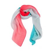 Emporio Armani Multicolour pleated scarf