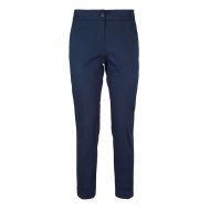 Etro Blue cotton slim crop trousers