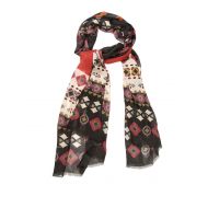 Etro Patterned modal and cashmere scarf