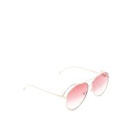 Fendi Run Away oversize metal sunglasses