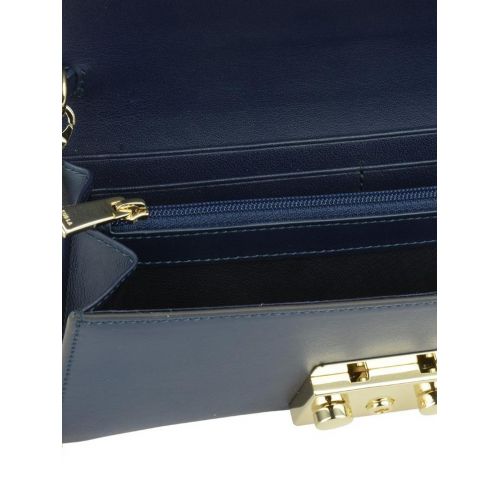 훌라 Furla Metropolis XL blue leather wallet