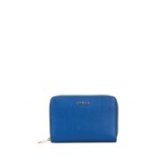 Furla Babylon M blue zip-around wallet