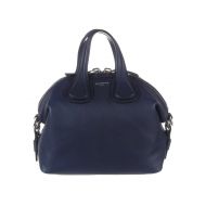 Givenchy Nightingale small blue bowling bag