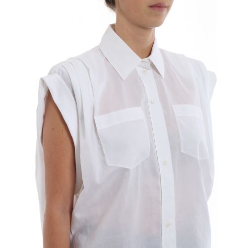 지방시 Givenchy Pleated sleeve detailed shirt
