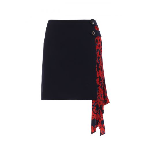 지방시 Givenchy Wool mini skirt with silk gusset