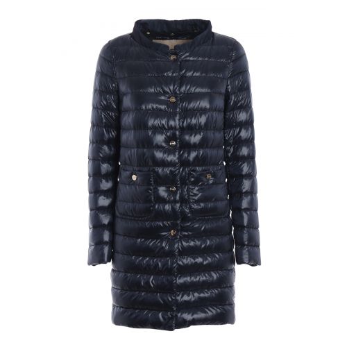  Herno Double front dark blue padded coat