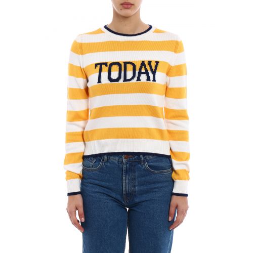  Alberta Ferretti Rainbow Week Today striped sweater