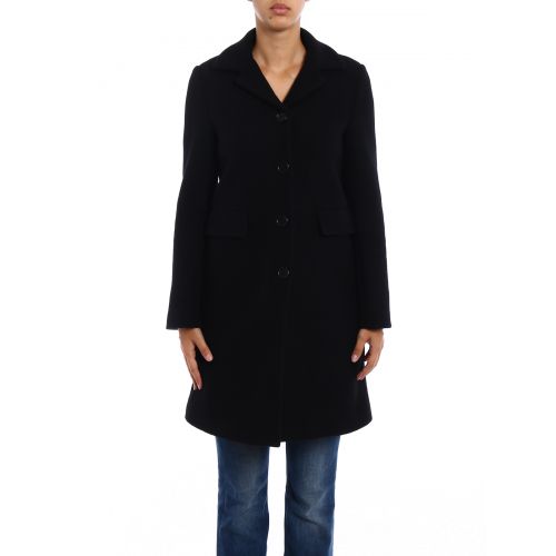  Aspesi Single-breasted wool coat