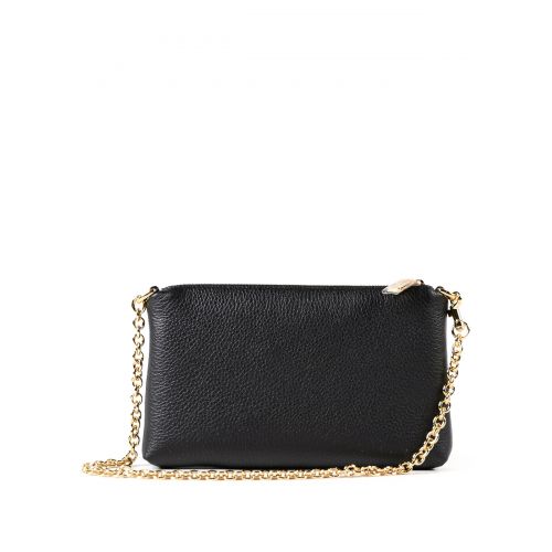  Dolce & Gabbana Black grain leather clutch