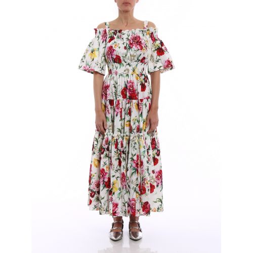 Dolce & Gabbana Roses print cotton maxi dress