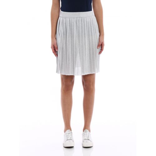  Dondup Lurex pleated mini skirt