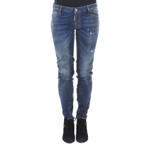  Dsquared2 Medium Waist Skinny coated Jeans