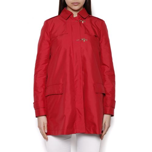  Fay Army style red trench coat