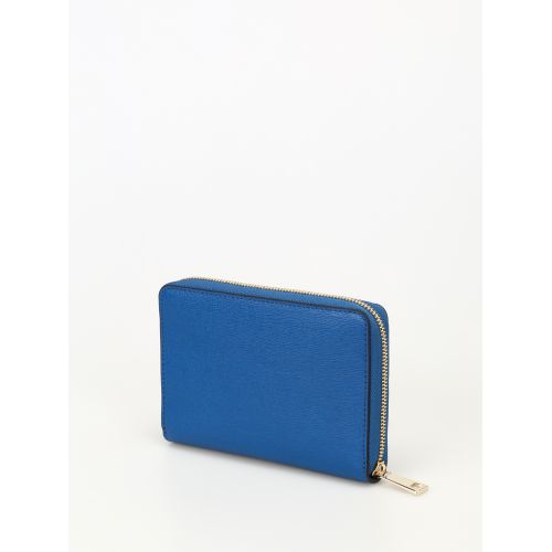 훌라 Furla Babylon M blue zip-around wallet