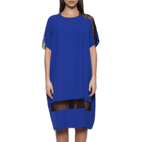  Maison Margiela Tulle lined cut-out cocoon dress