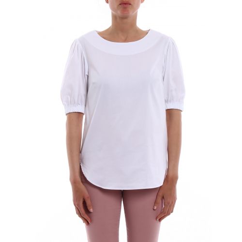 마이클 코어스 Michael Kors White cotton blend blouse