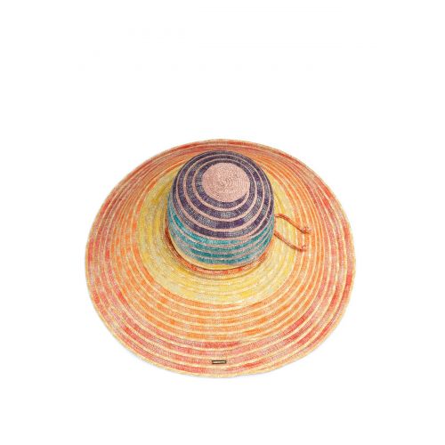  Missoni Multicolour striped straw hat