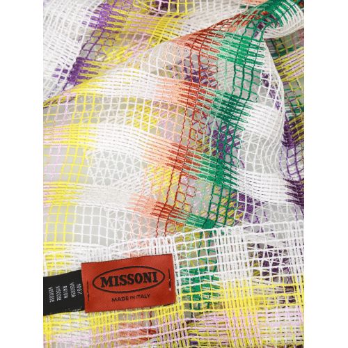  Missoni Chequered mesh scarf