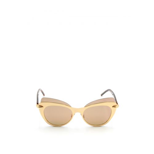  Pomellato Double cat-eye frame sunglasses