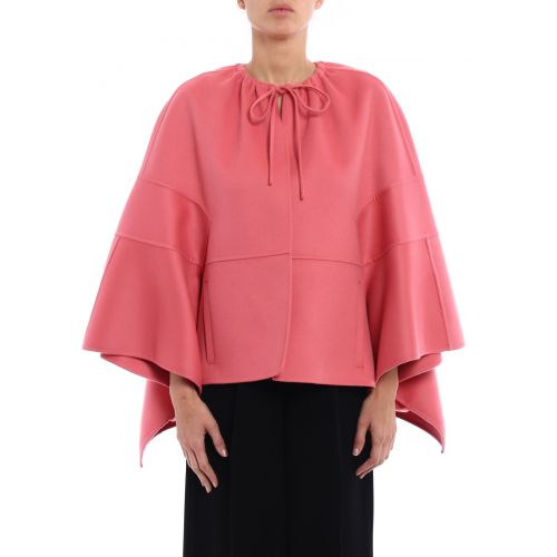 Valentino Double wool cashmere short cape