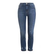 J Brand Ruby high waisted cropped jeans
