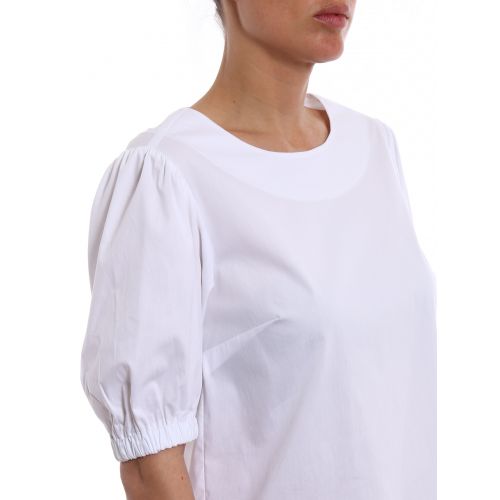마이클 코어스 Michael Kors White cotton blend blouse