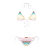 Missoni Lurex embellished triangle bikini