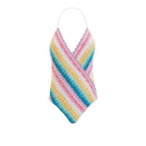  Missoni Multicolour shiny zigzag swimsuit