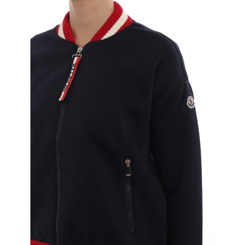 몽클레르 Moncler Bomber-style zipped sweatshirt