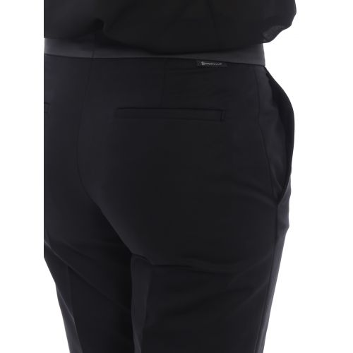 몽클레르 Moncler Stretch cotton black trousers