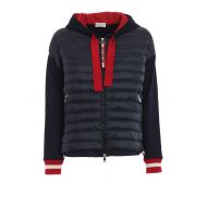Moncler Padded front cotton hooded jacket
