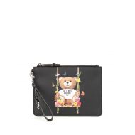 Not A Moschino Toy black pouch