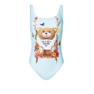 Moschino Floral Bear one-piece swimsuit