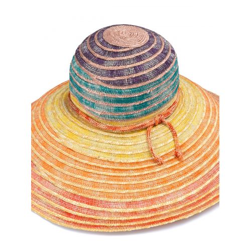  Missoni Multicolour striped straw hat