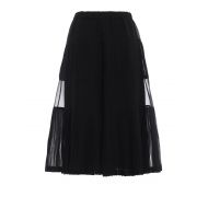 N°21 Silk skirt with pleated panels