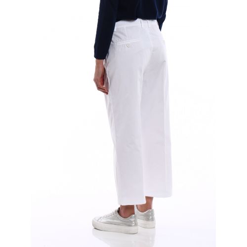  Aspesi Pleated pure cotton trousers