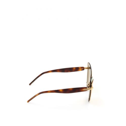  Pomellato Double cat-eye frame sunglasses