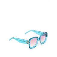 Pomellato Turquoise acetate square sunglasses