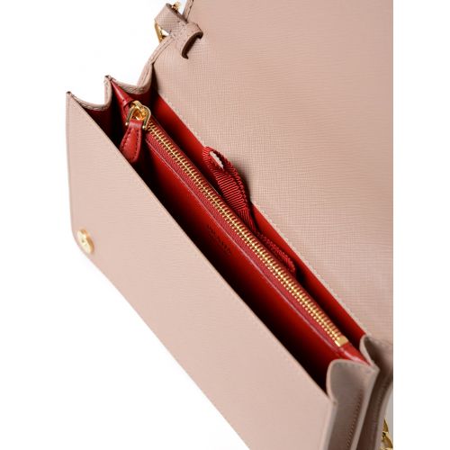 프라다 Prada Saffiano Monochrome wallet bag
